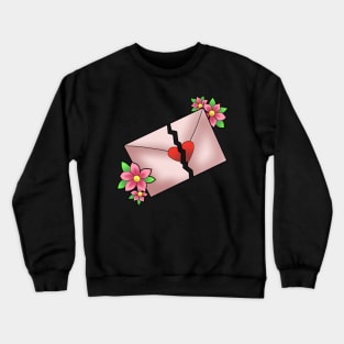 ripped love letter Crewneck Sweatshirt